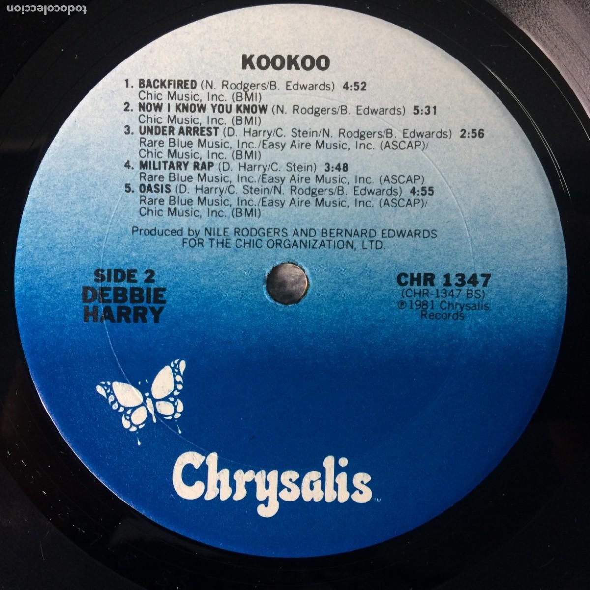Discos de vinilo: Debbie Harry &lrm;&ndash; KooKoo , USA 1981 Chrysalis - Foto 6