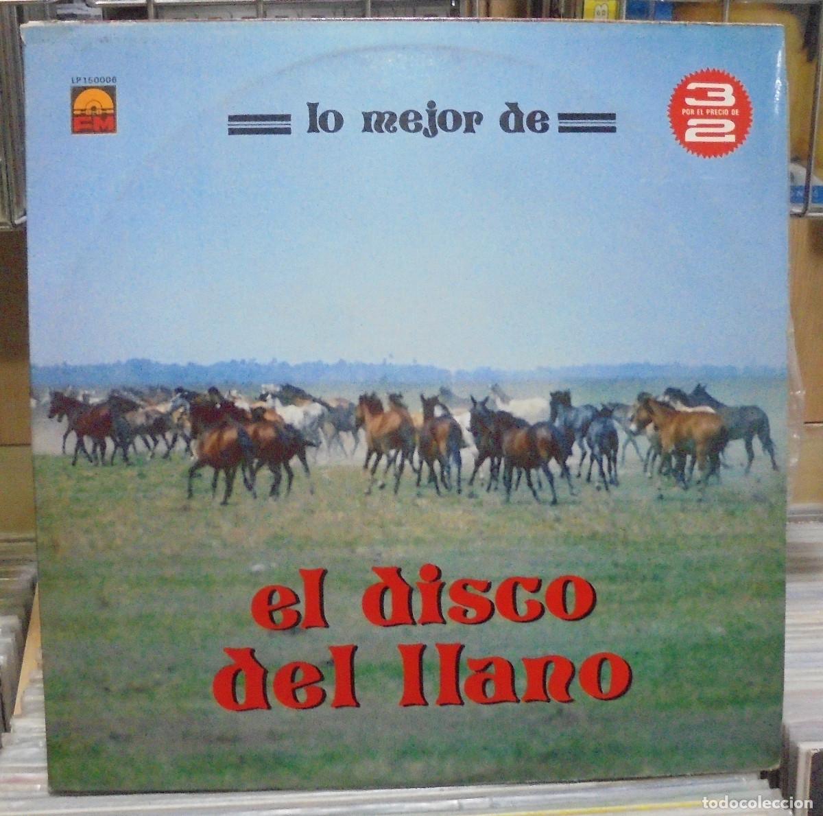 Vinyl records: Lo Mejor de el disco del Llano. FM 1988. ref. LP 150006 -- 3 LP 's (Editado en Colombia)