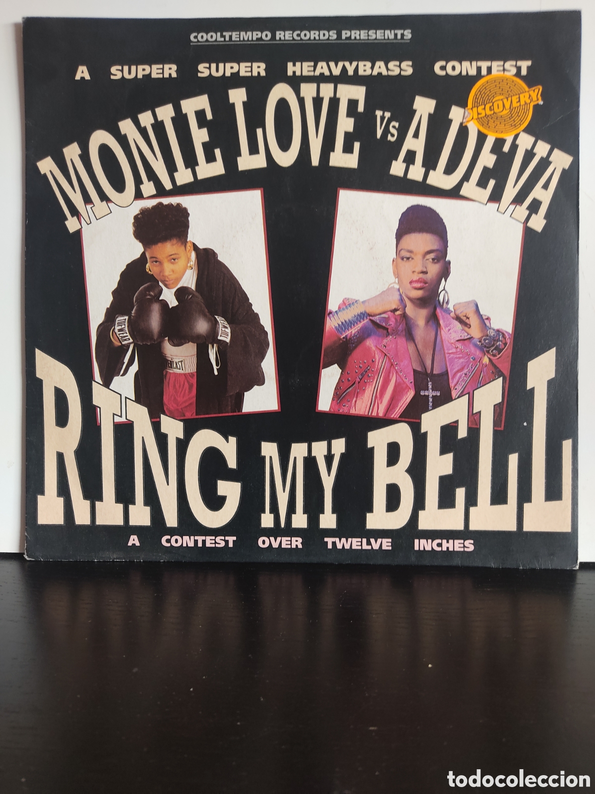 Discos de vinilo: Monie Love Vs Adeva &lrm;&ndash; Ring My Bell - Foto 1