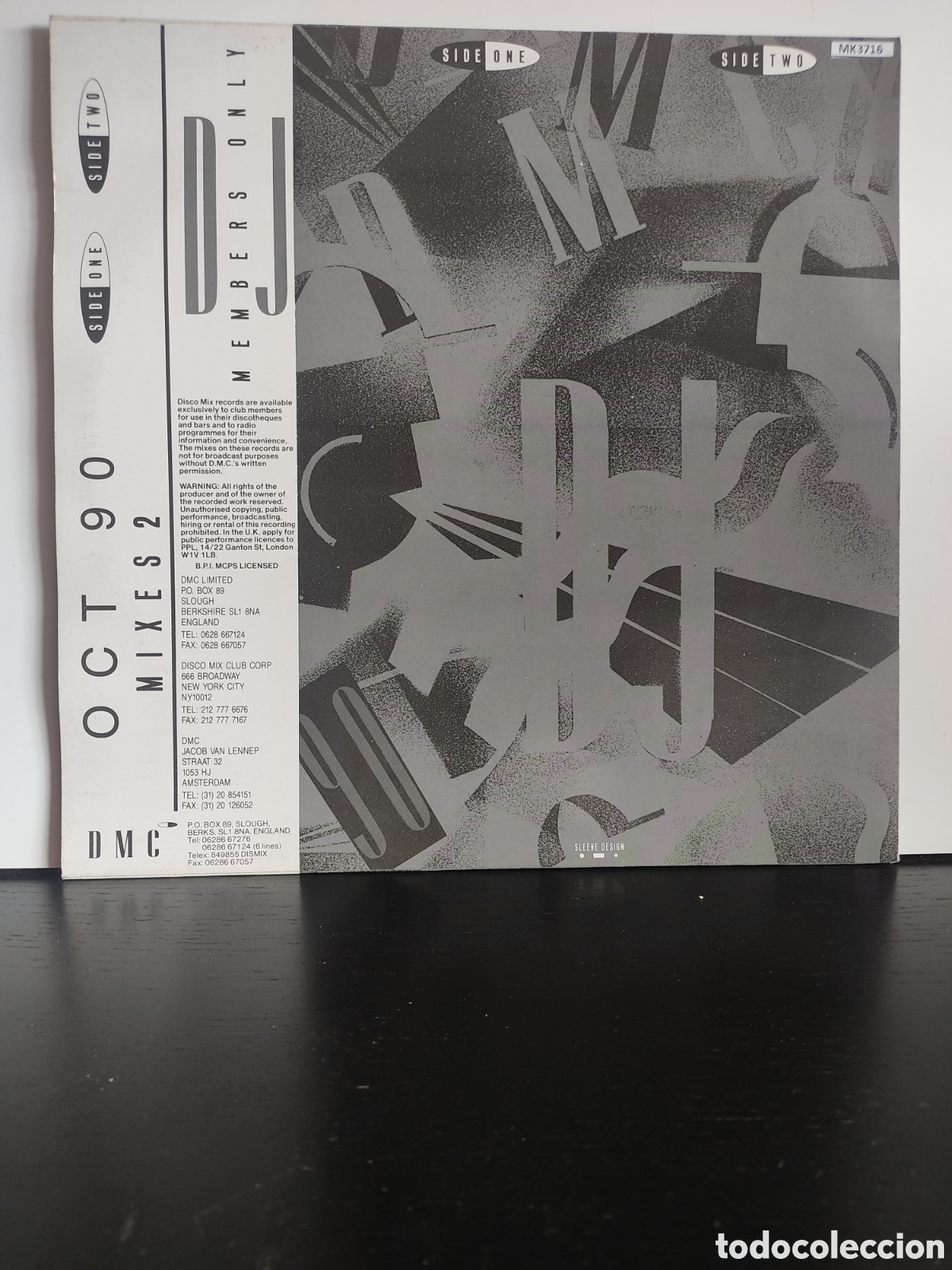 Discos de vinilo: October 90 - Mixes 2 - Foto 2