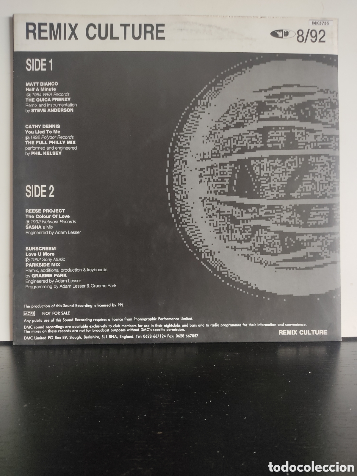 Discos de vinilo: Remix Culture 8/92 - Foto 2
