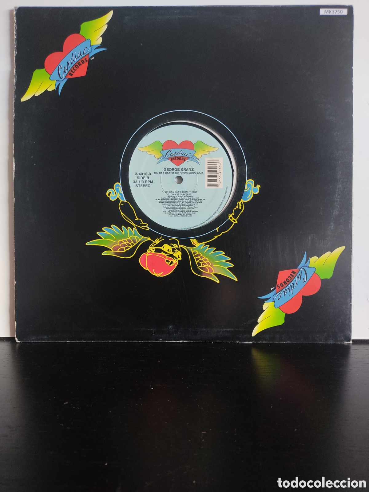 Discos de vinilo: George Kranz Featuring Doug Lazy &lrm;&ndash; Din Daa Daa 91 - Foto 3