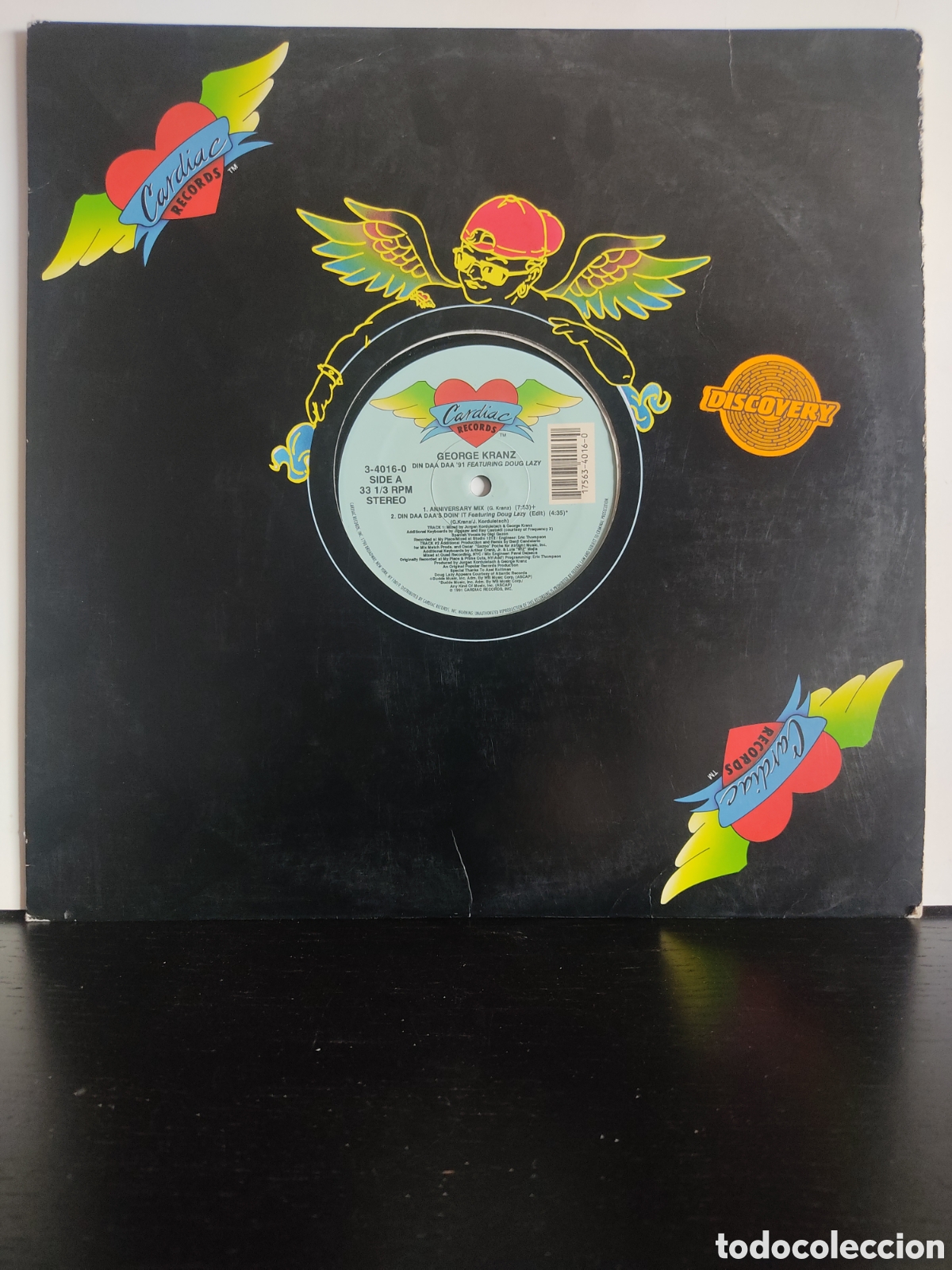 Discos de vinilo: George Kranz Featuring Doug Lazy &lrm;&ndash; Din Daa Daa 91 - Foto 1
