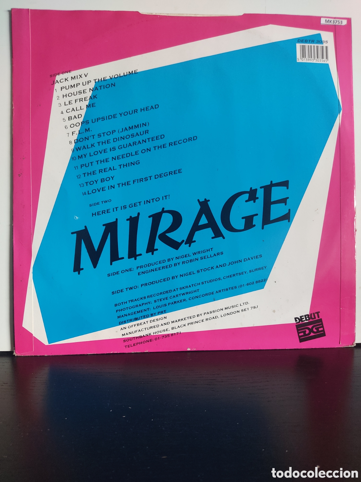 Discos de vinilo: Mirage &ndash; Jack Mix V - Foto 2