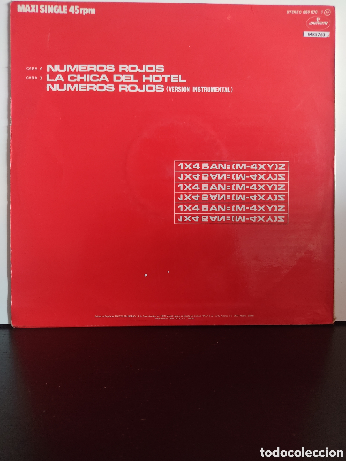 Discos de vinilo: Azul Y Negro &lrm;&ndash; N&uacute;meros Rojos - Foto 2