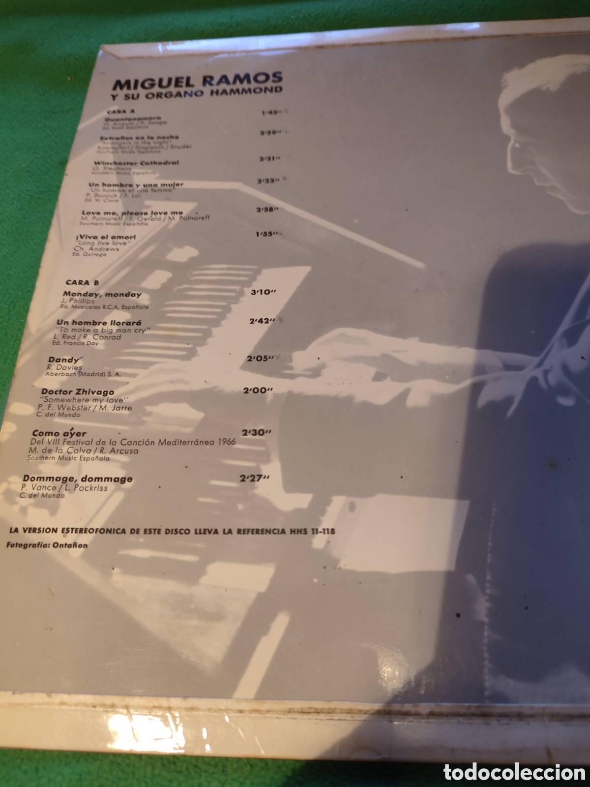 Discos de vinilo: Miguel Ramos y su &oacute;rgano Hammond - Same - Foto 2