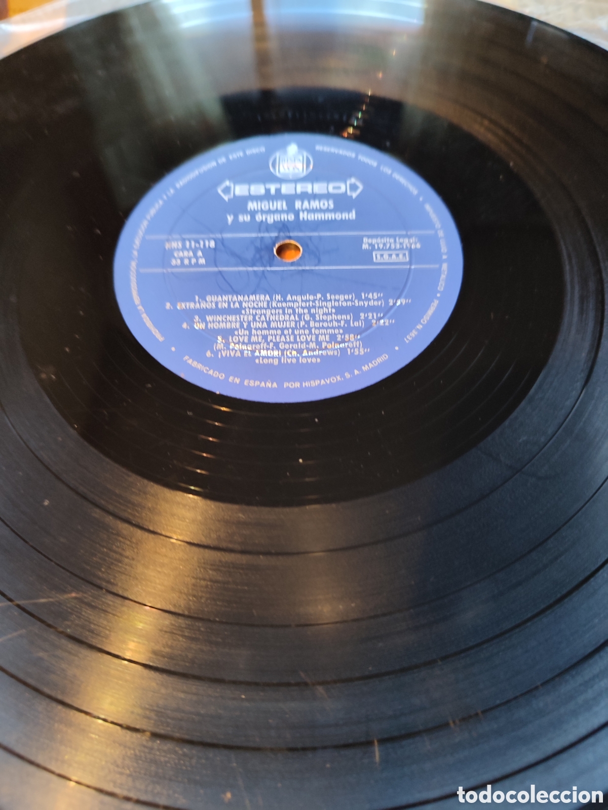 Discos de vinilo: Miguel Ramos y su &oacute;rgano Hammond - Same - Foto 3