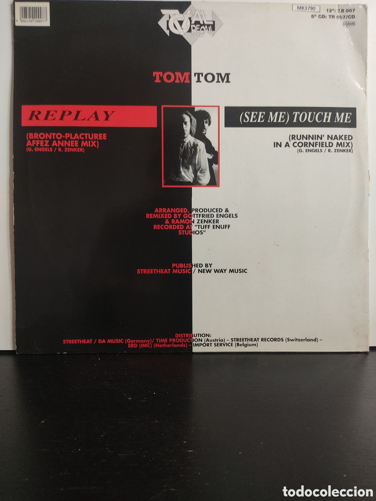 Discos de vinilo: Tom Tom &lrm;&ndash; Replay / (See Me) Touch Me - Foto 2