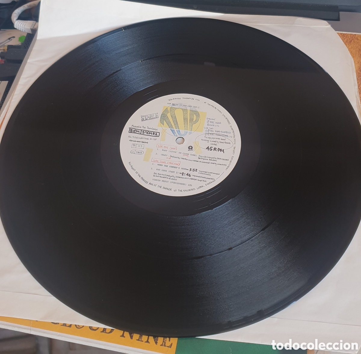 Discos de vinilo: Top - Easy (Livin on cloud nine) - Foto 2