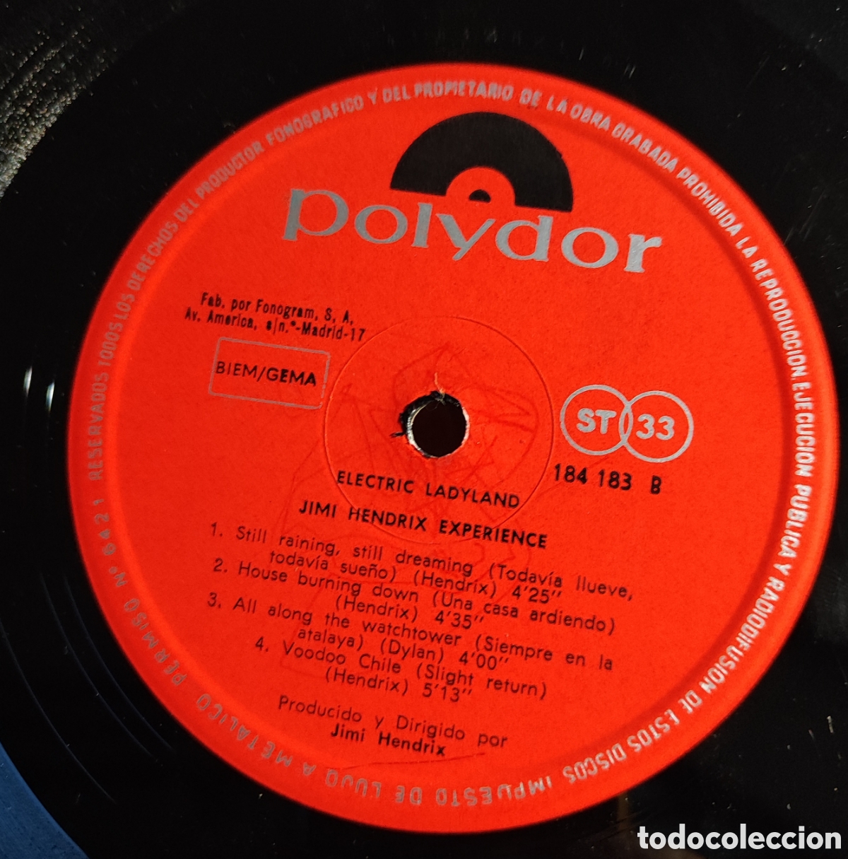 Discos de vinilo: OJO A LA VERSION - JIMI HENDRIX EXPERIENCE - ELECTRIC LADYLAND - Foto 2