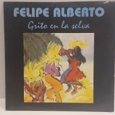 Discos de vinilo: FELIPE ALBERTO / GRITO EN LA SELVA / LP-POP RECORDS-1993 / MBC. ***/***LETRAS