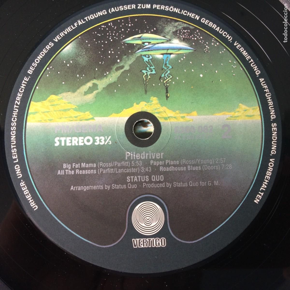 Discos de vinilo: Status Quo &lrm;&ndash; Piledriver , Germany 1975 Vertigo* - Foto 5