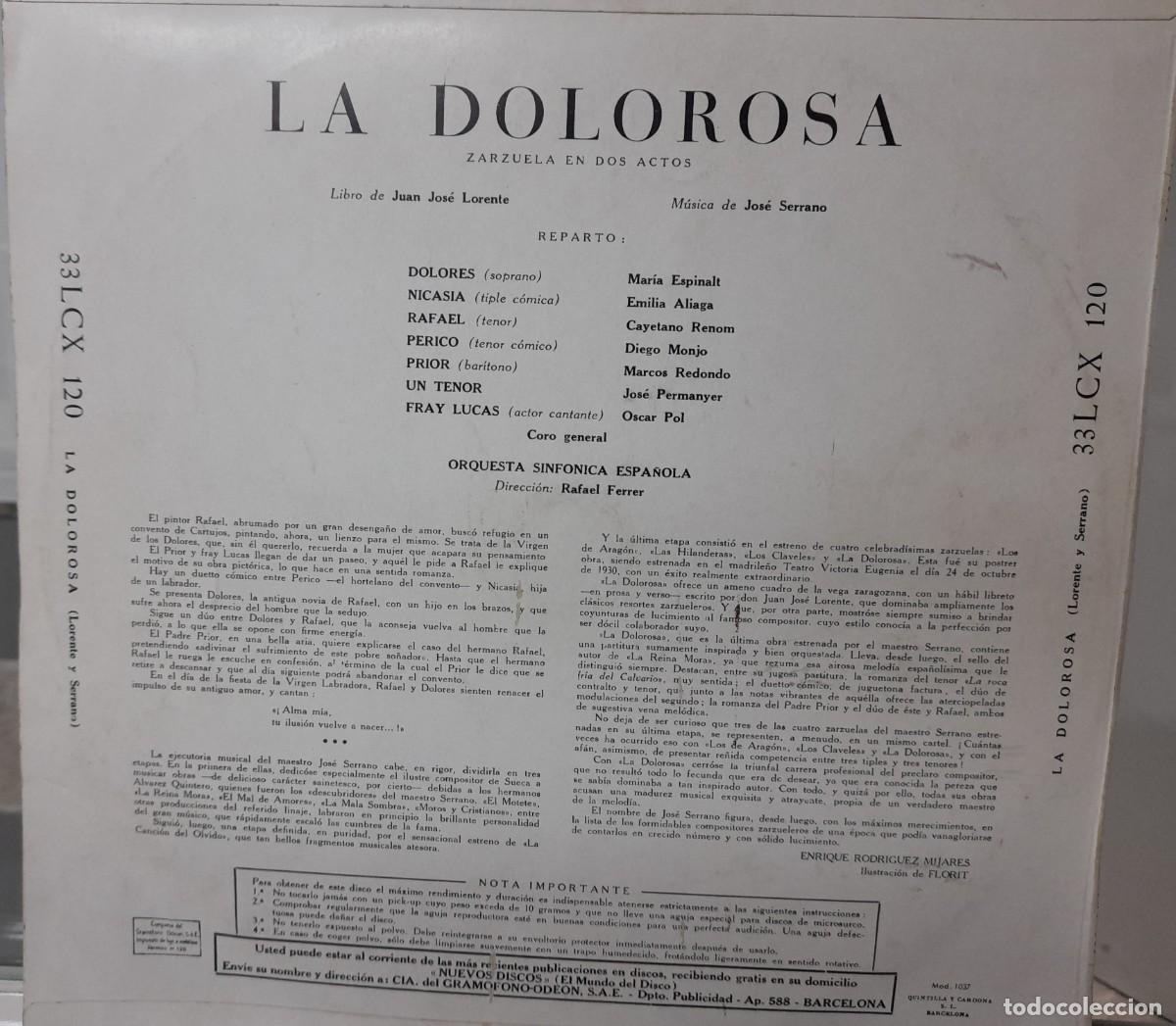 Discos de vinilo: LP LA DOLOROSA - Foto 2