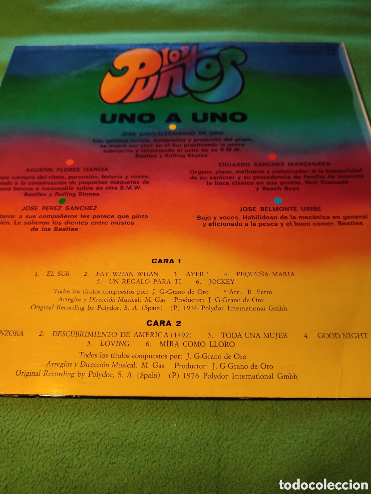 Discos de vinilo: Los Puntos - Uno a uno - Foto 2