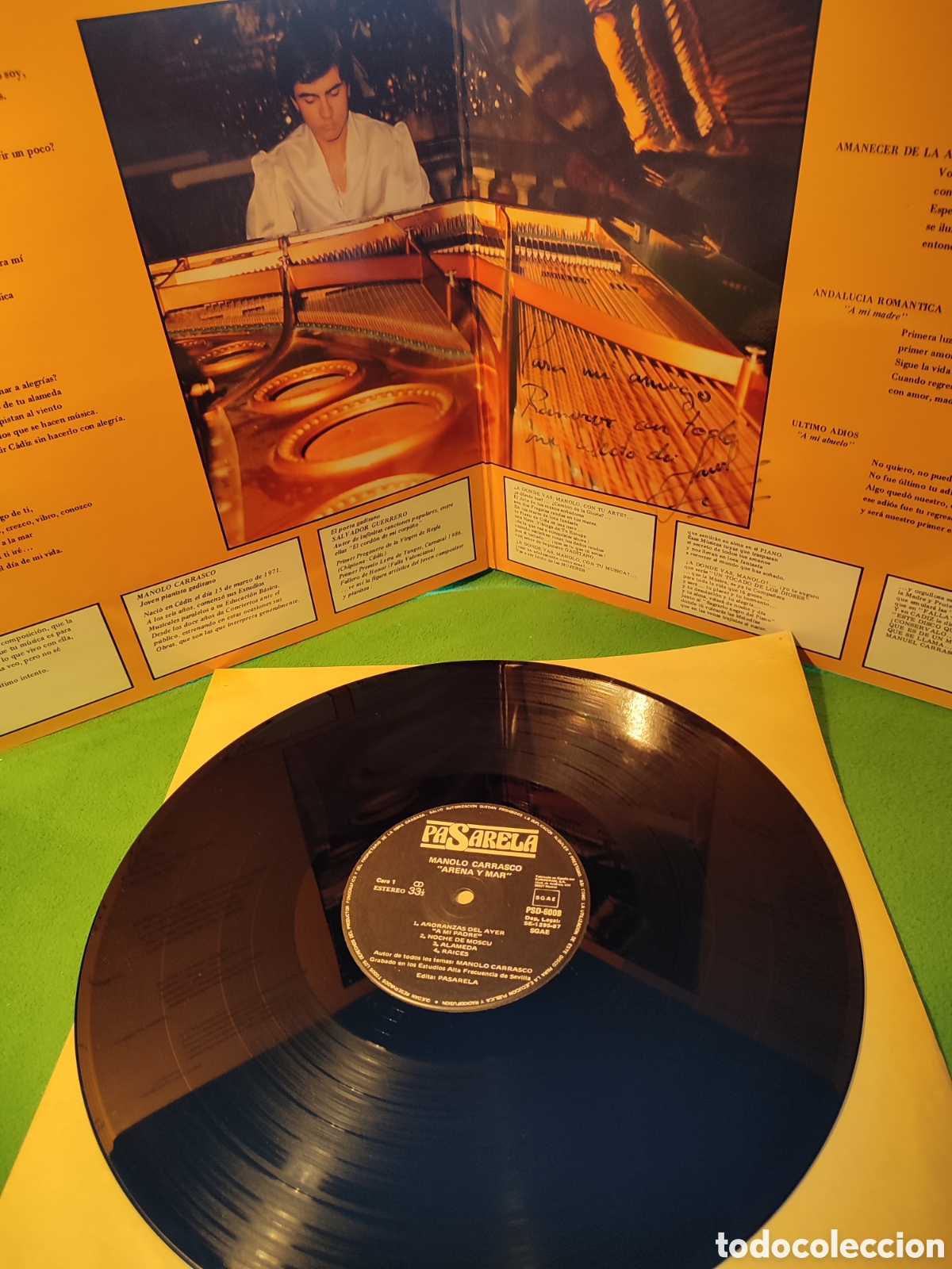 Discos de vinilo: Manolo Carrasco - Arena y mar - Foto 2