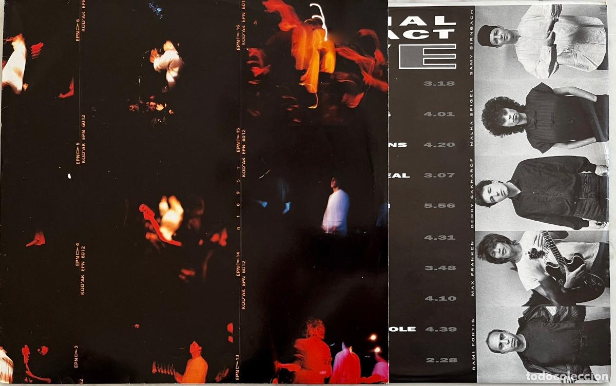 Discos de vinilo: MINIMAL COMPACT LIVE, CRAMMED DISC BRUSSELS. CAR&Aacute;TULA + FUNDA INTERIOR DEL LP - Foto 1