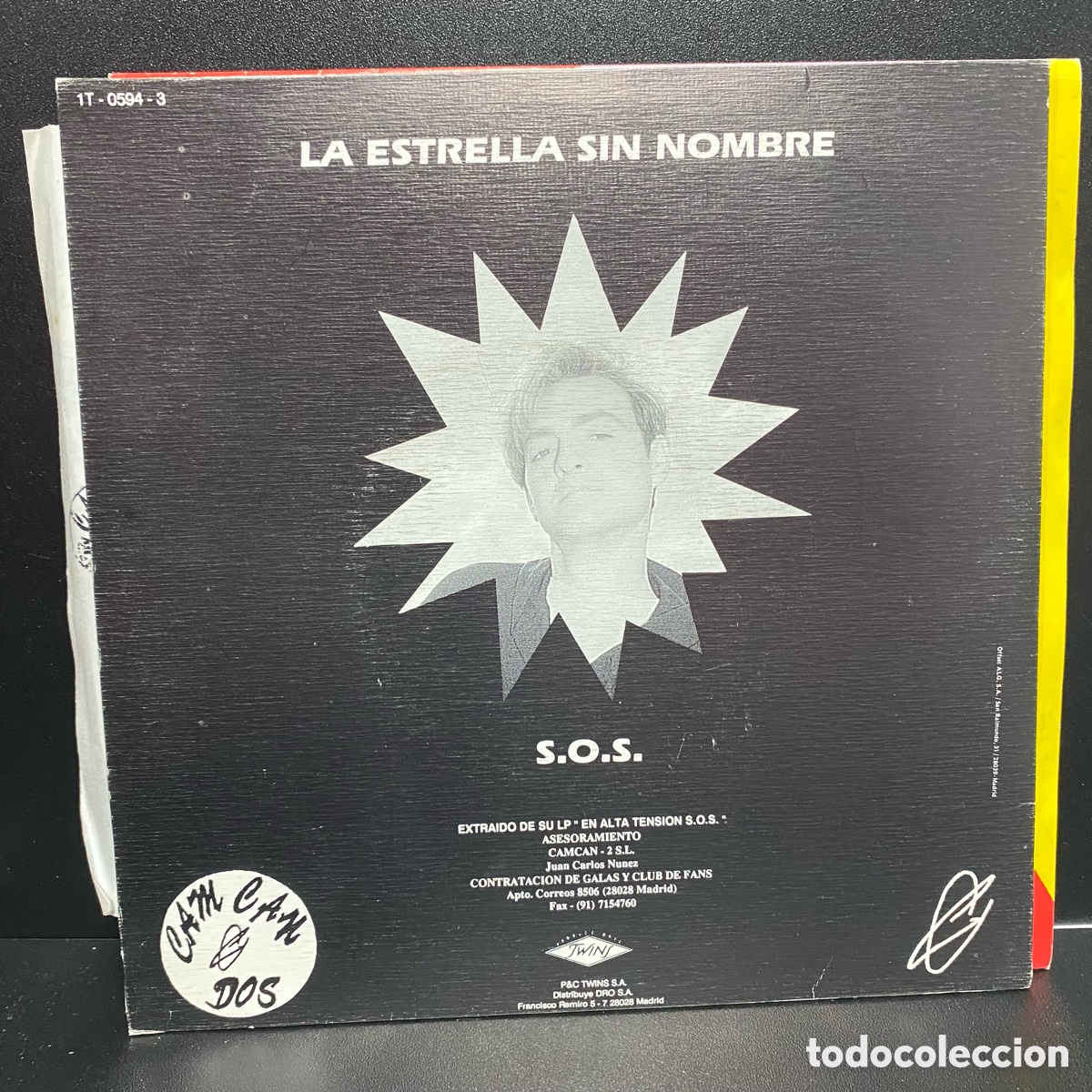 Discos de vinilo: Carmelo - La Estrella Sin Nombre (7&rdquo;, Single) - Foto 2
