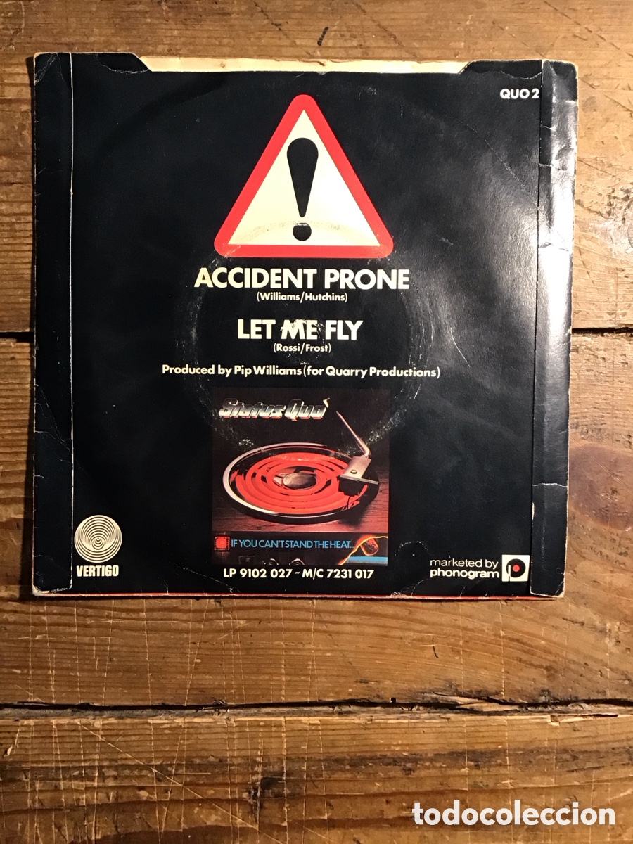 Discos de vinilo: Status Quo accident prone - Foto 2
