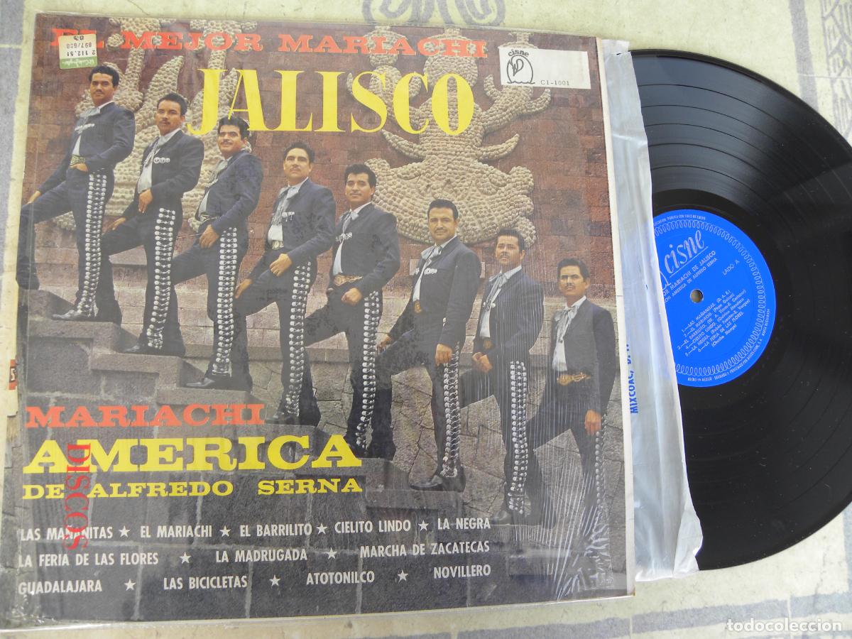 Discos de vinilo: MARIACHI AMERICA DE ALFREDO SERNA -LP EDICION MEXICANA -BUEN ESTADO