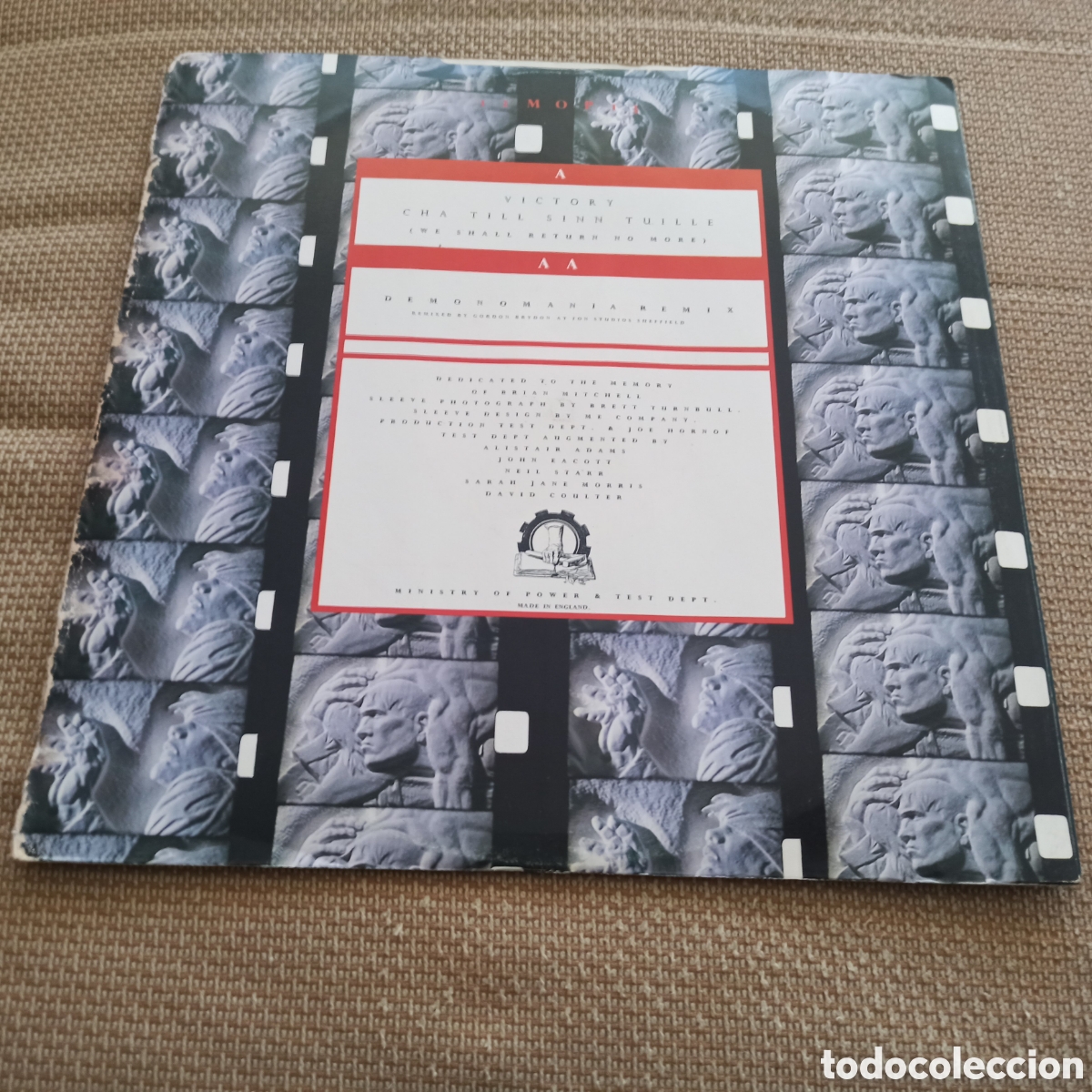 Discos de vinilo: Test Dept. - Victory (12&rdquo;, Single) - Foto 2
