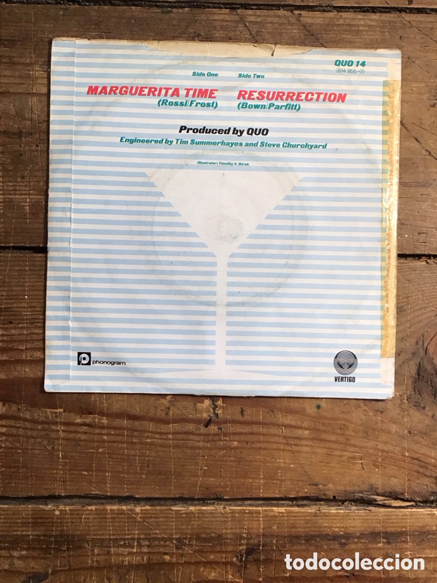 Discos de vinilo: Status Quo marguerita time - Foto 2