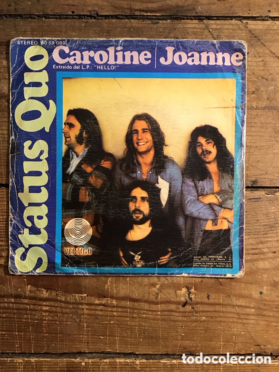 Discos de vinilo: Status Quo Caroline Joanne - Foto 2