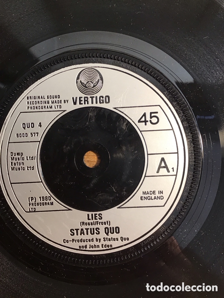 Discos de vinilo: Status Quo Lies - Foto 4