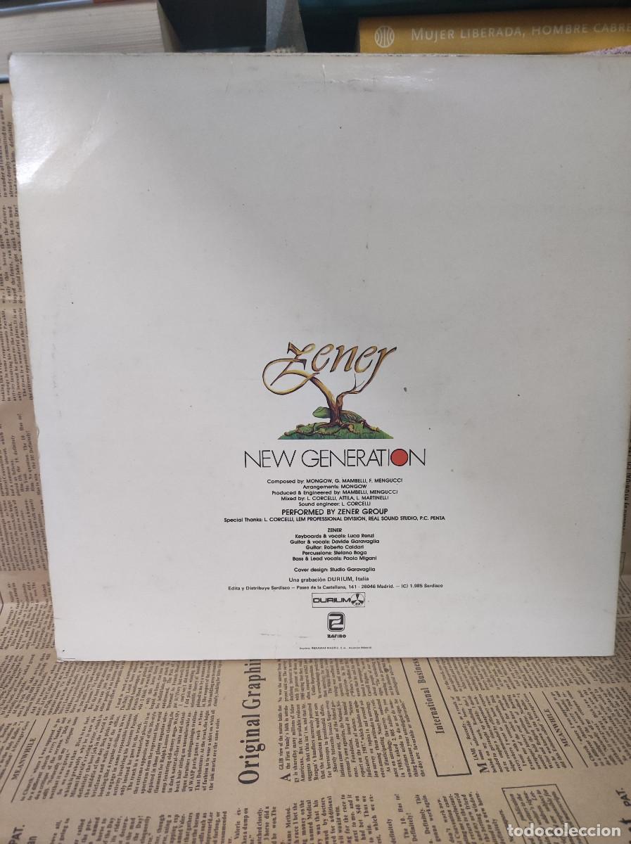 Discos de vinilo: Zener &ndash; New Generation - Foto 2