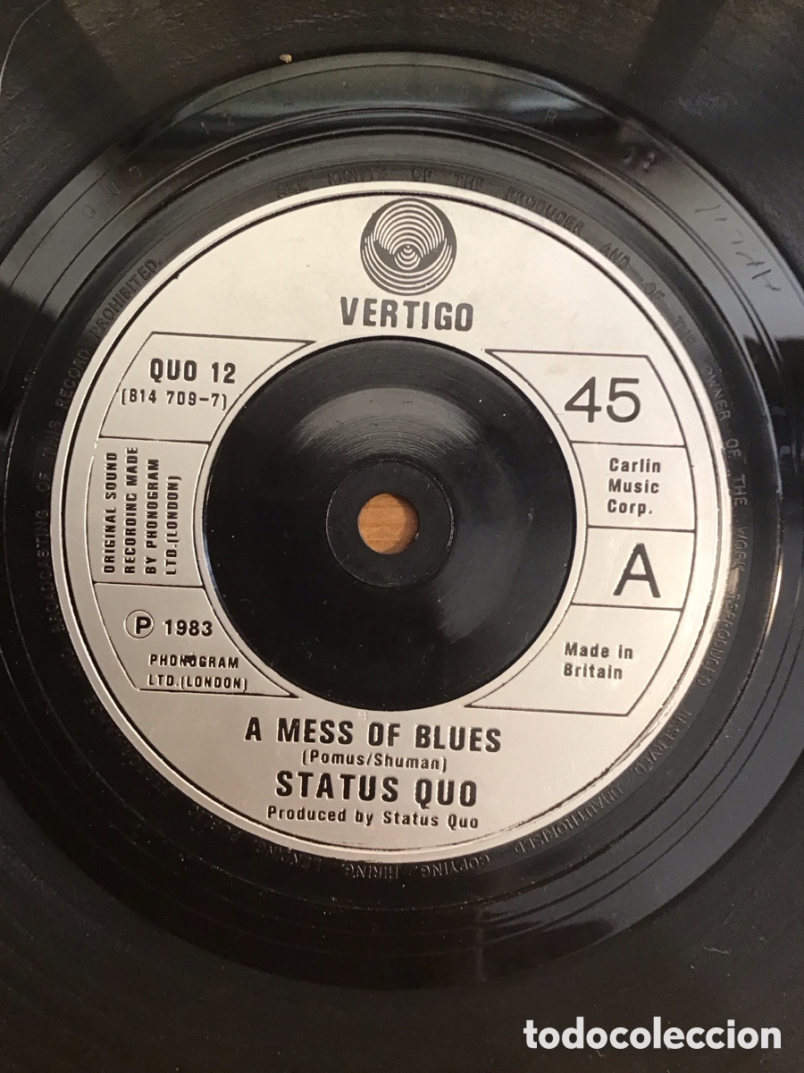 Discos de vinilo: Status Quo a mess of blues - Foto 4