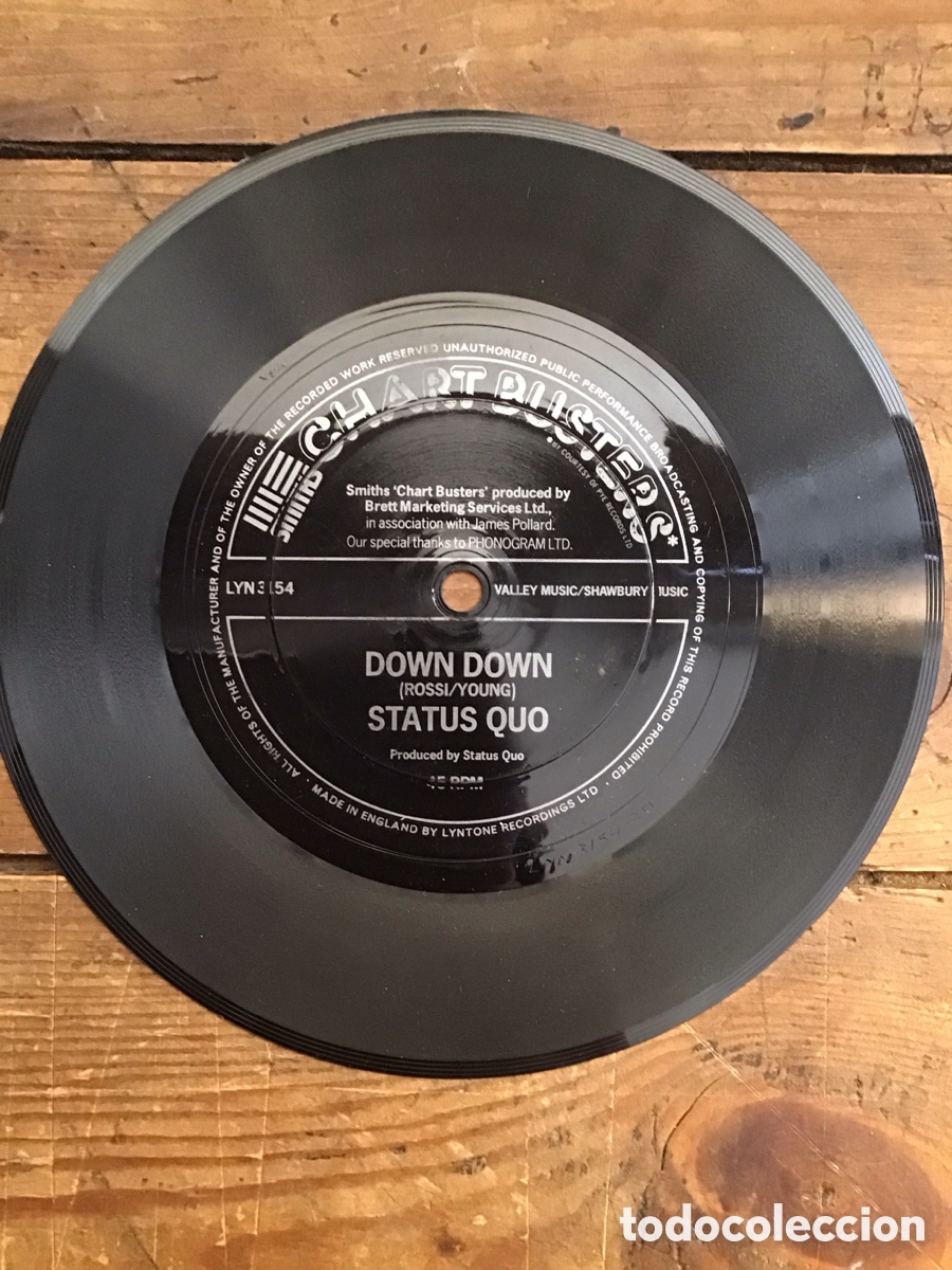Discos de vinilo: Status Quo Down Down flexi disc - Foto 1