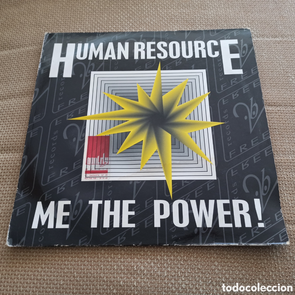 Discos de vinilo: Human Resource - Me The Power! (12&rdquo;) - Foto 1