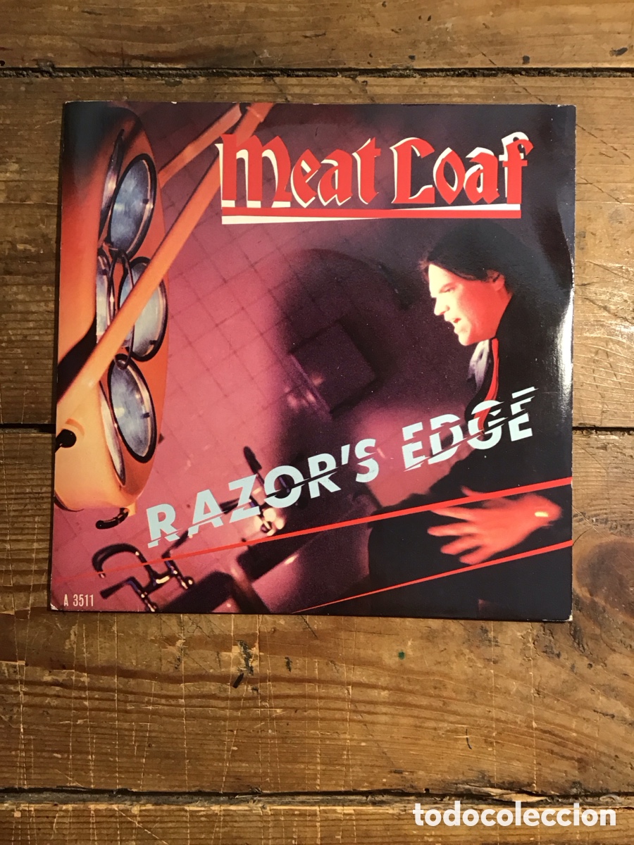 Discos de vinilo: MEATLOAF razor&rsquo;s edge promo ingles - Foto 1