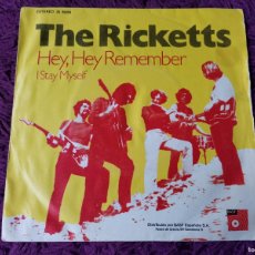 Dischi in vinile: THE RICKETTS – HEY, HEY REMEMBER ,VINYL 7”, SINGLE 1973 SPAIN 09-52009