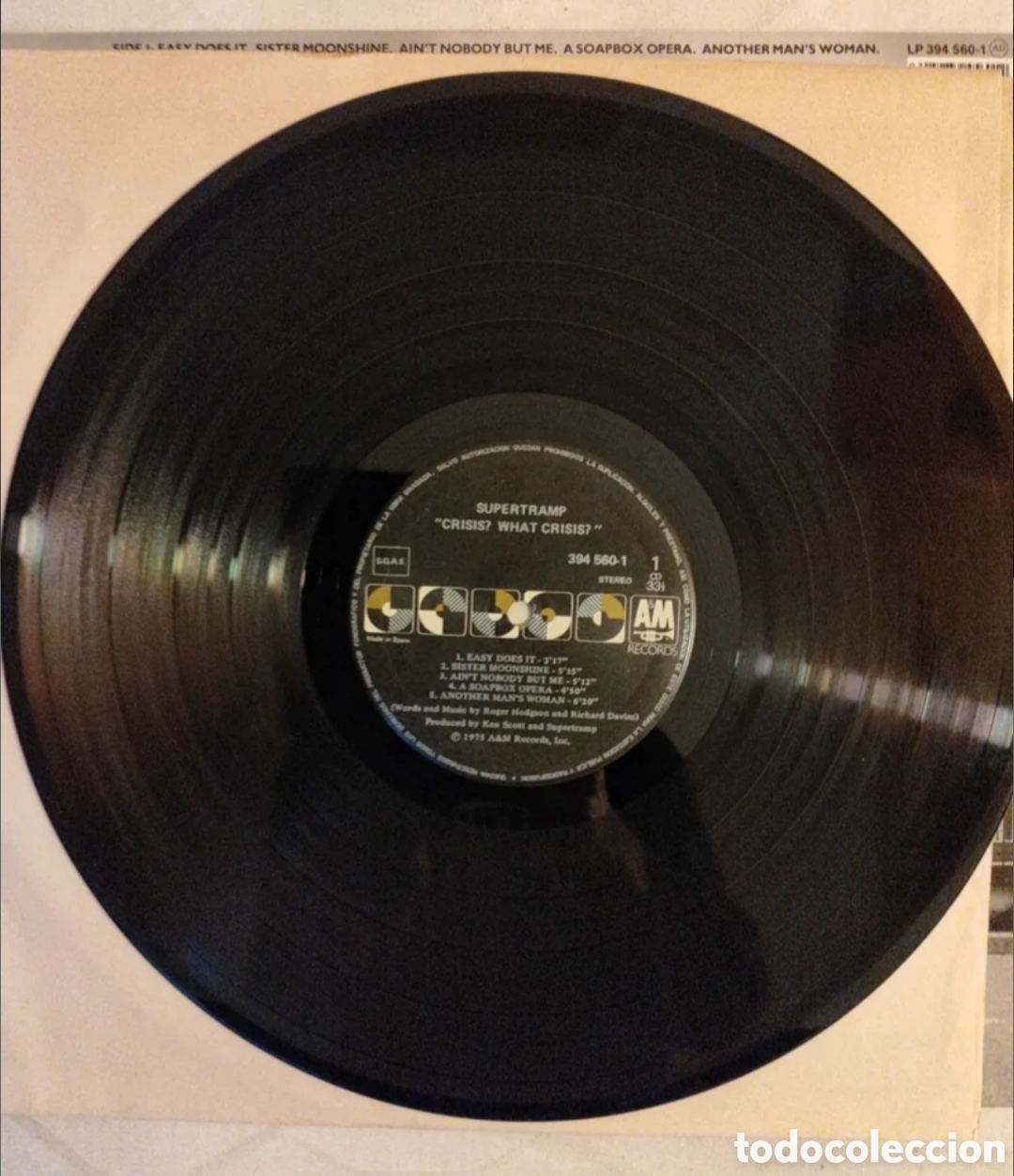Discos de vinilo: SUPERTRAMP - Crisis! What crisis? - Foto 3