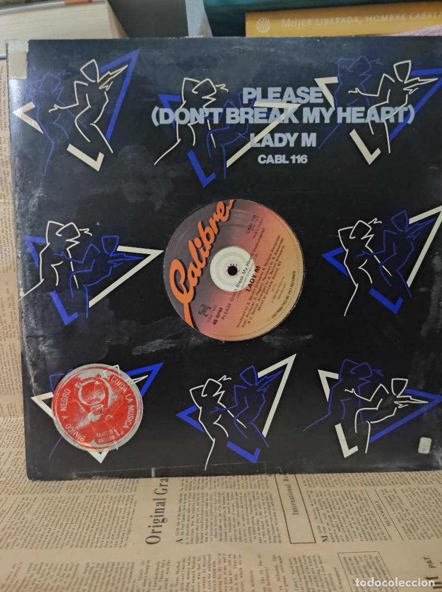 Discos de vinilo: Lady M &ndash; Please (Dont Break My Heart) - Foto 1