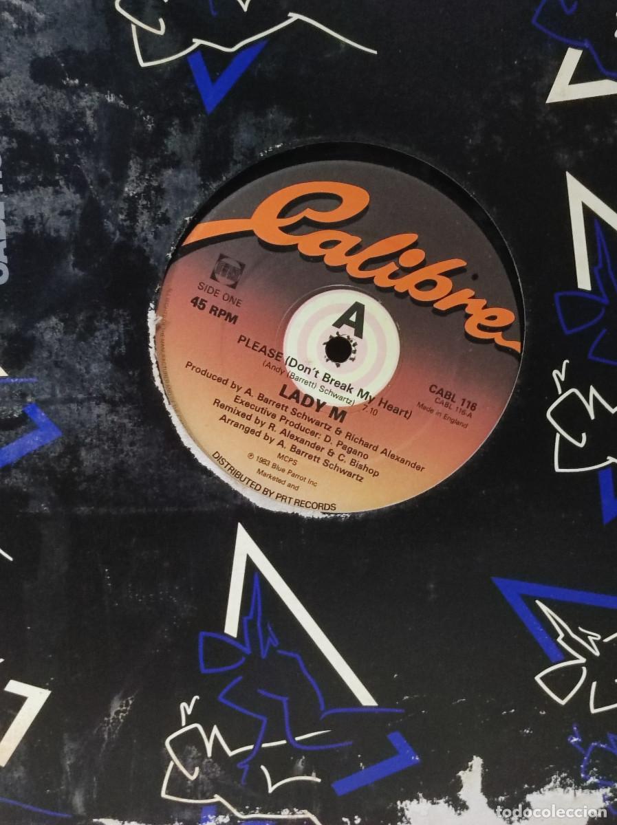 Discos de vinilo: Lady M &ndash; Please (Dont Break My Heart) - Foto 2