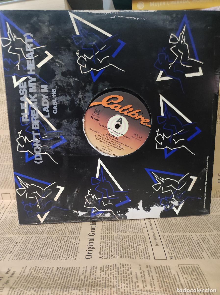 Discos de vinilo: Lady M &ndash; Please (Dont Break My Heart) - Foto 3