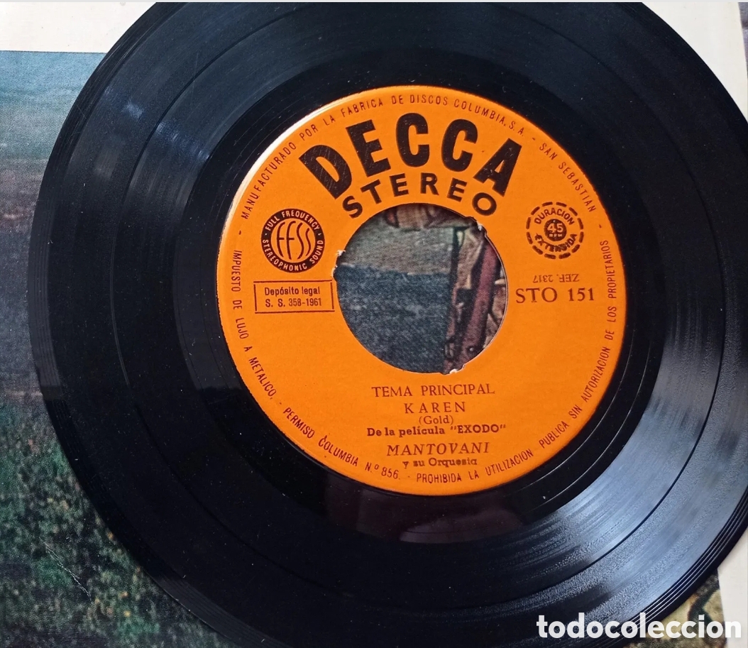 Discos de vinilo: Mantovani: &Eacute;xodo BSO - Foto 3