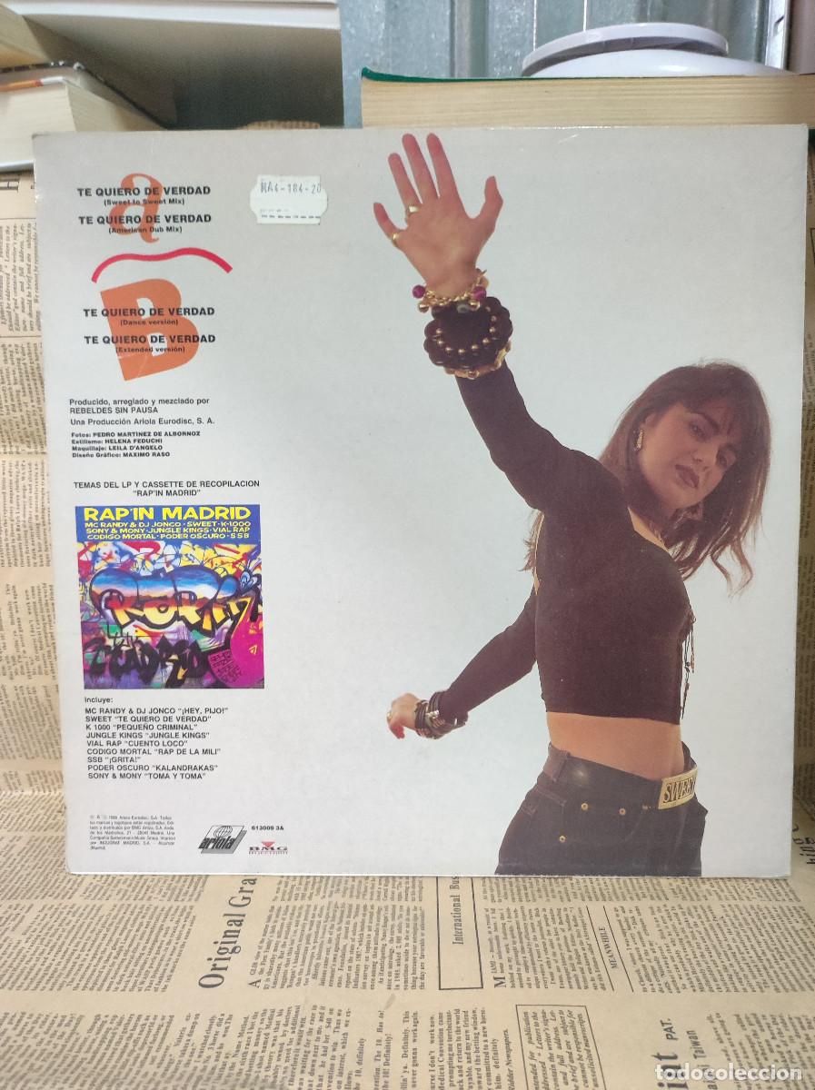 Discos de vinilo: Sweet &ndash; Te Quiero De Verdad - Foto 2
