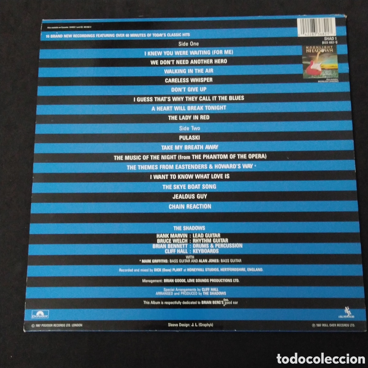 Discos de vinilo: SHADOWS - SIMPLY ... SHADOWS - LP - 1987 - Foto 2