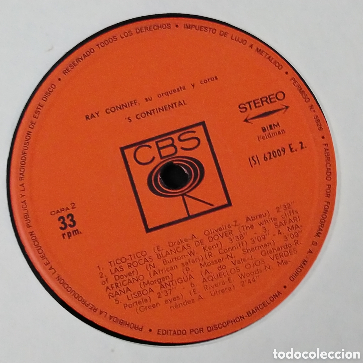 Discos de vinilo: RAY CONNIF - &iexcl;&iexcl;&iexcl; SORPRENDENTE !!! - LP - 1959 - Foto 3
