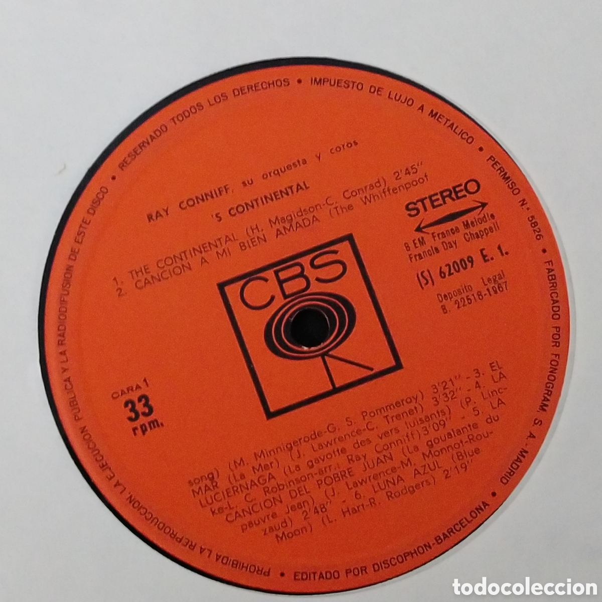 Discos de vinilo: RAY CONNIF - &iexcl;&iexcl;&iexcl; SORPRENDENTE !!! - LP - 1959 - Foto 4