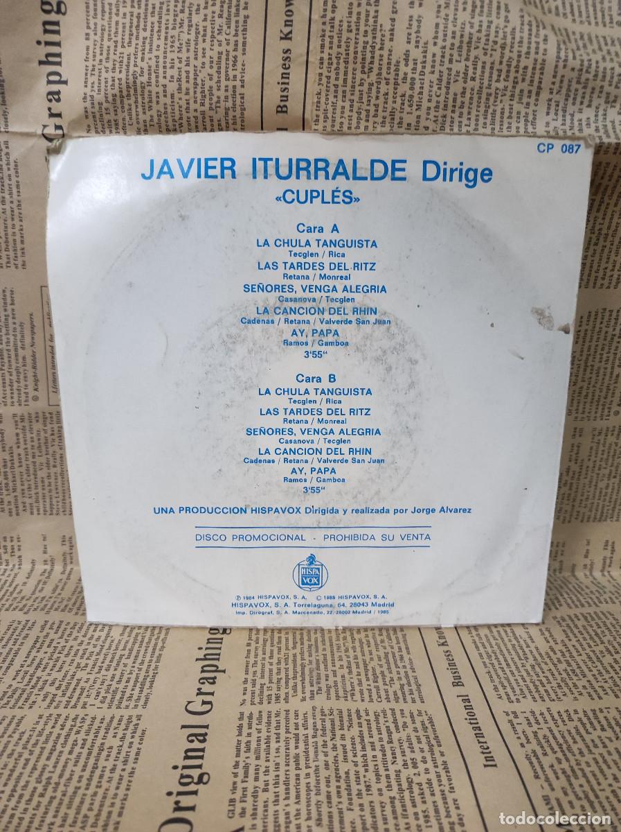 Discos de vinilo: Javier Iturralde &ndash; Dirige Cuples - Foto 2