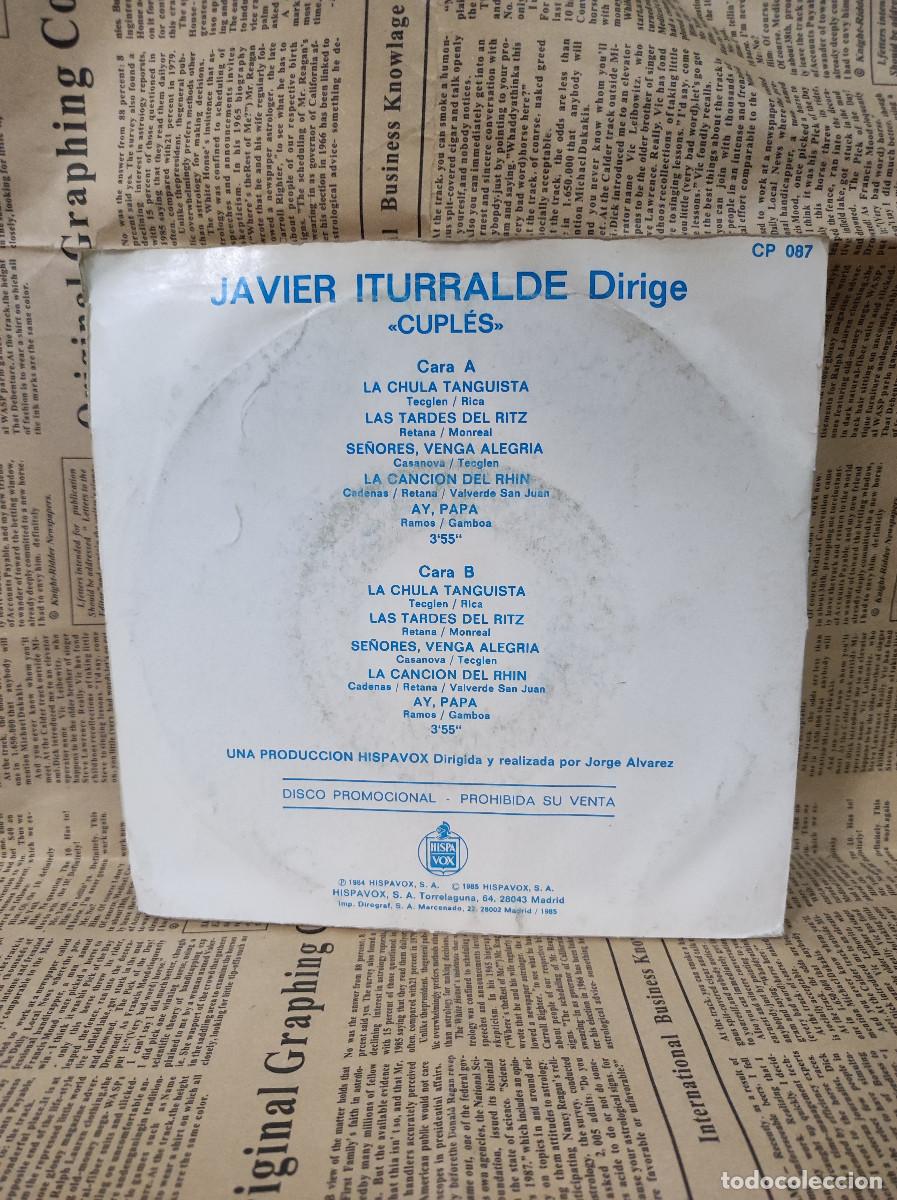 Discos de vinilo: Javier Iturralde &ndash; Dirige Cuples - Foto 2