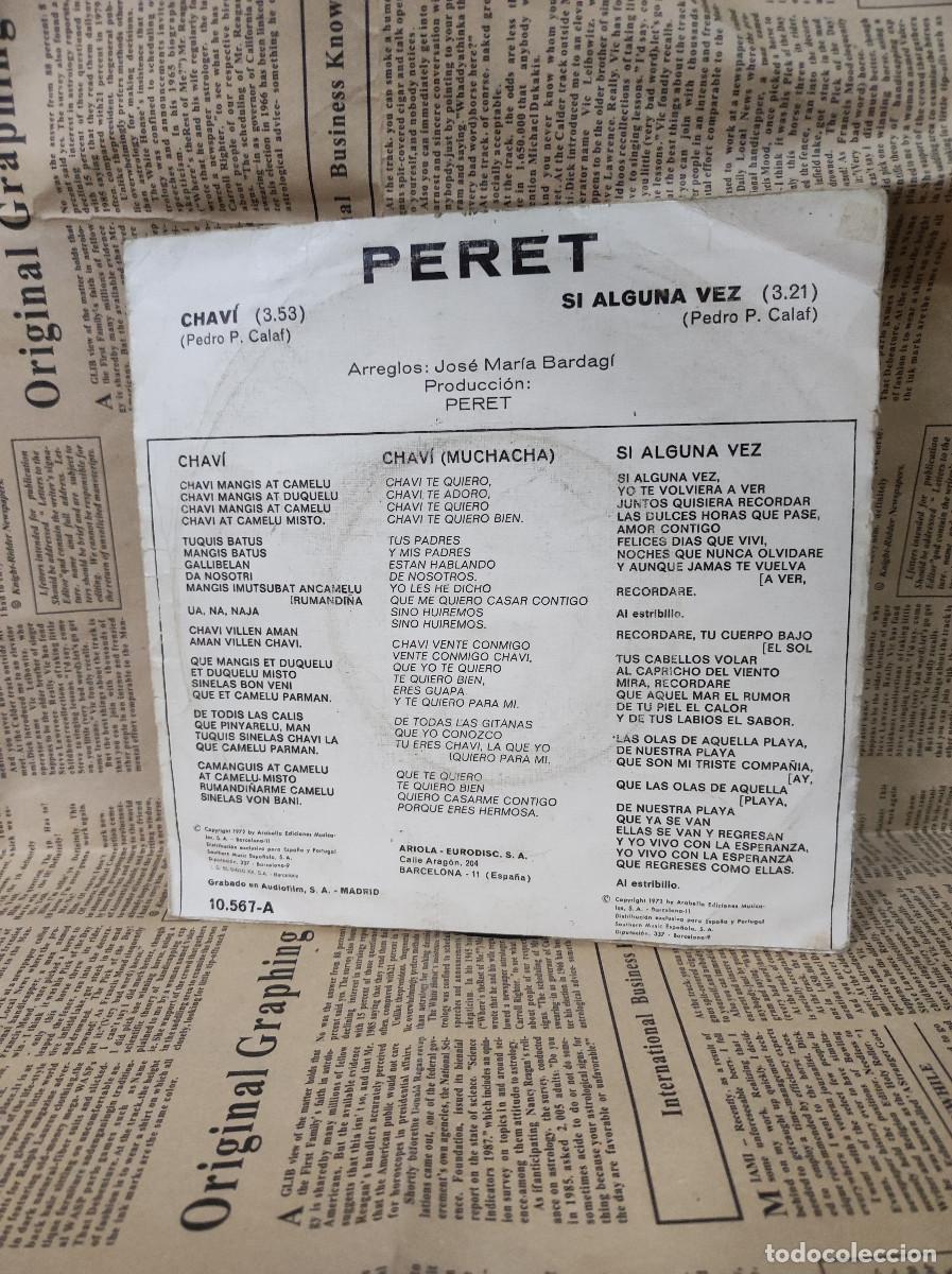 Discos de vinilo: Peret &ndash; Chav&iacute; - Foto 2