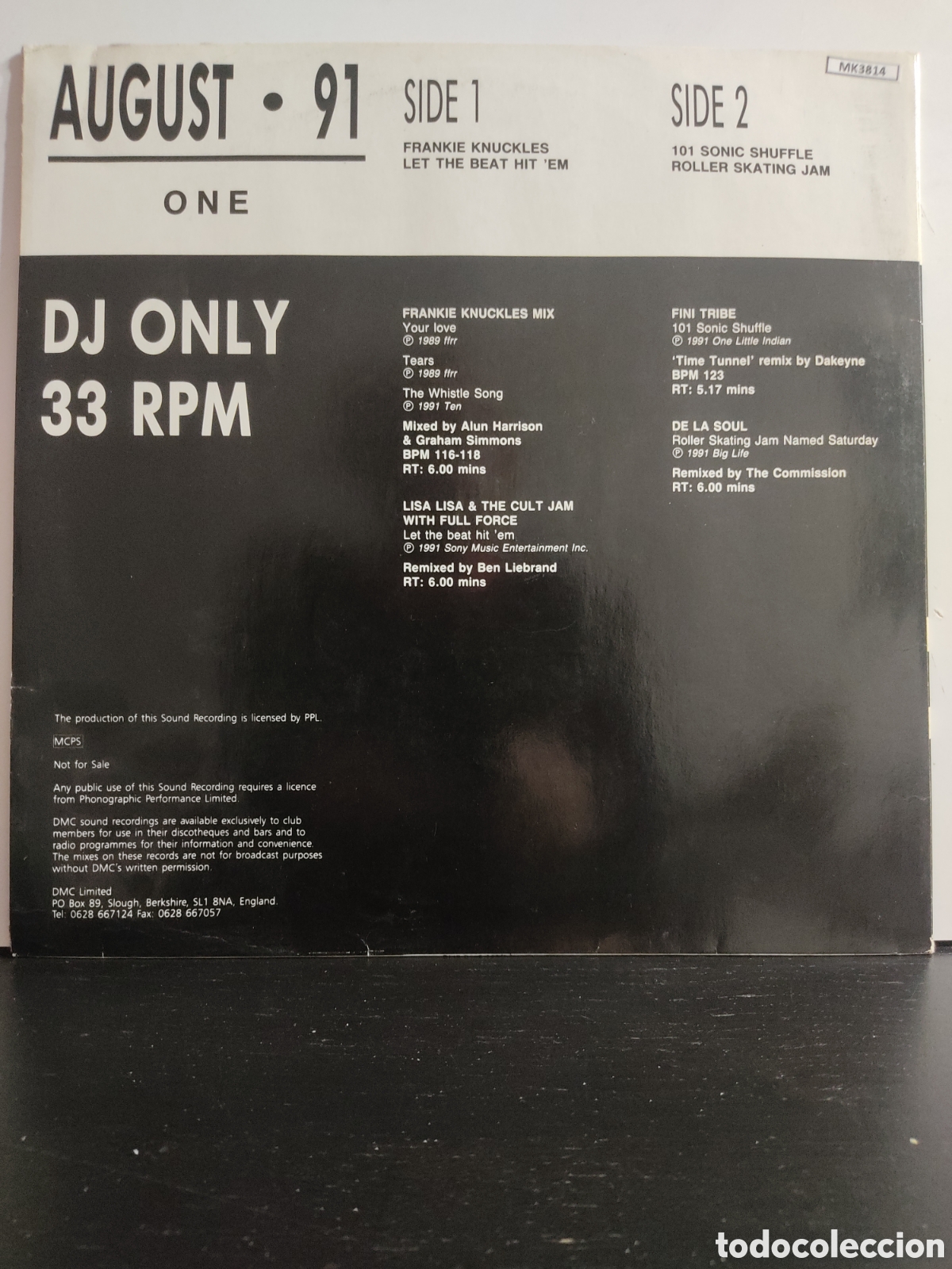 Discos de vinilo: August 91 - One - Foto 2