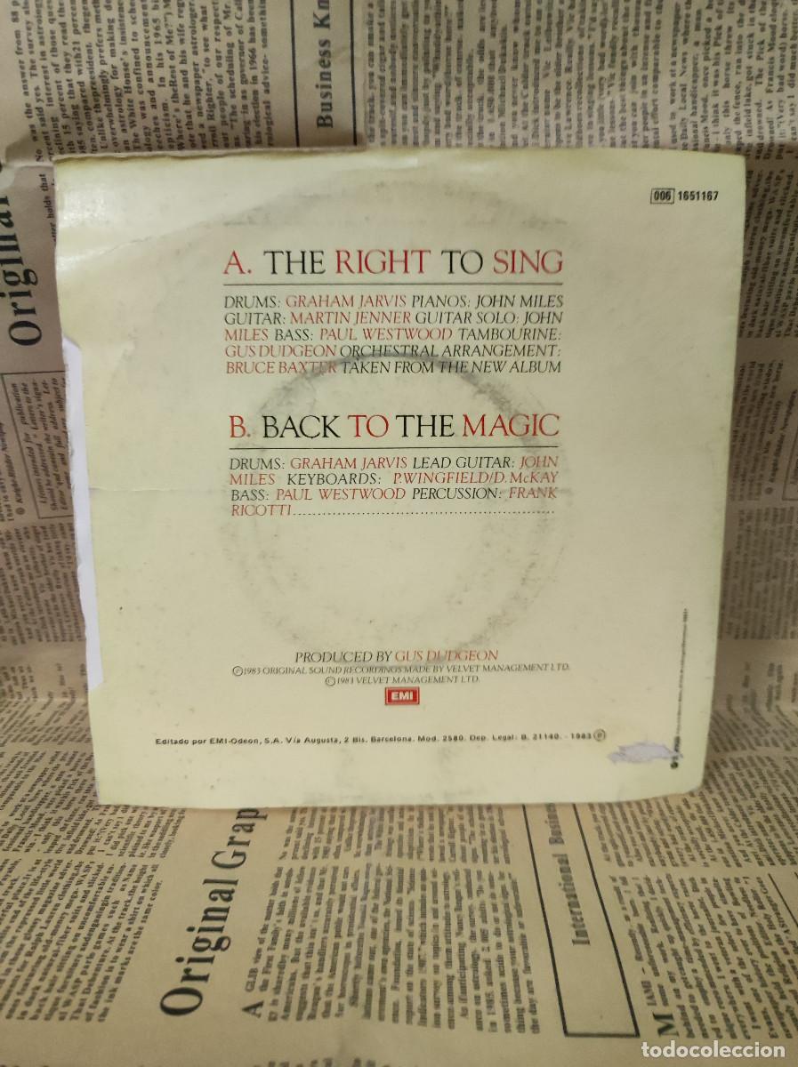 Discos de vinilo: John Miles &ndash; The Right To Sing - Foto 2