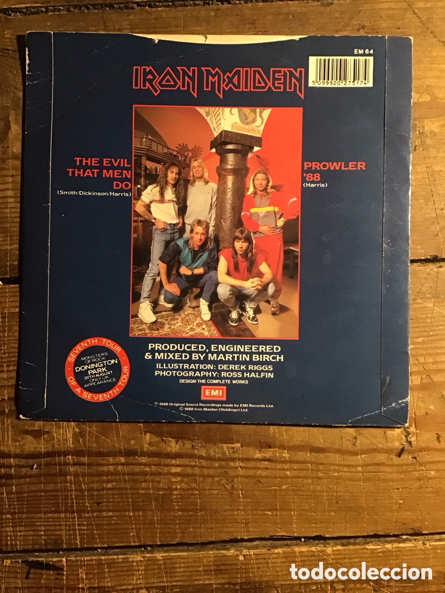 Discos de vinilo: Iron Maiden The Evil That Men Do - Foto 2