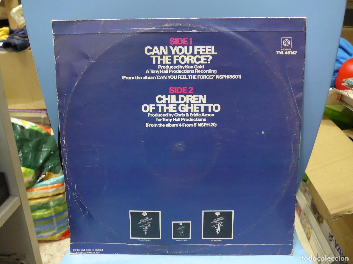 Discos de vinilo: REAL THING CAN YOU FEEL THE FORCE - Foto 2