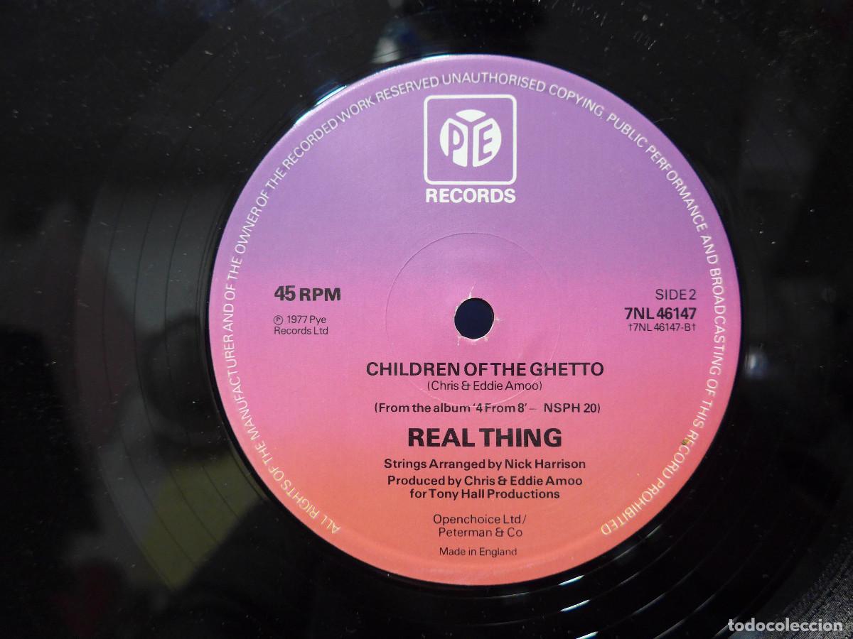 Discos de vinilo: REAL THING CAN YOU FEEL THE FORCE - Foto 4